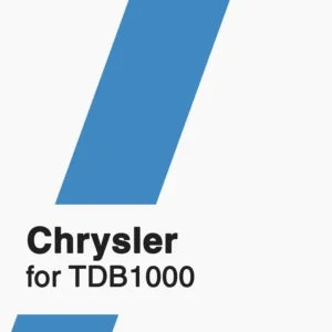 Chrysler Software for TDB1000 tool