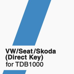 VW/Seat/Skoda Direct Key software for TDB1000 tool