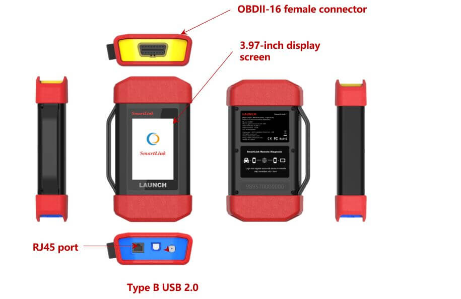 X-431 Euro Pro 5 LINK with Smartlink VCi for Super Remote Diagnostics