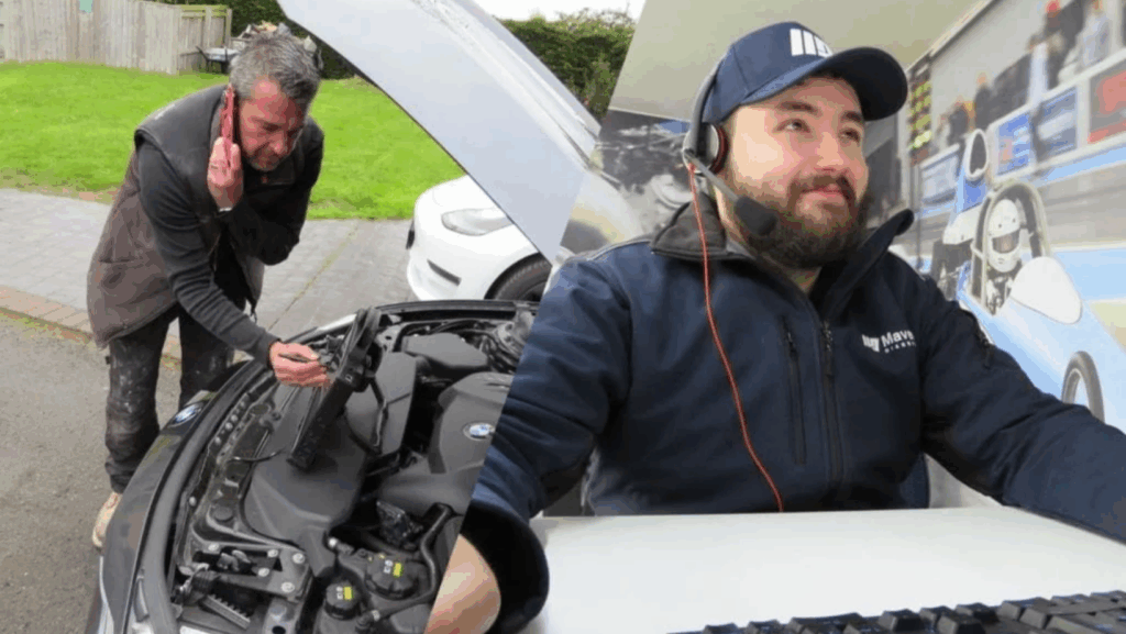 Sam and Gary of Maverick Diagnostics on support call