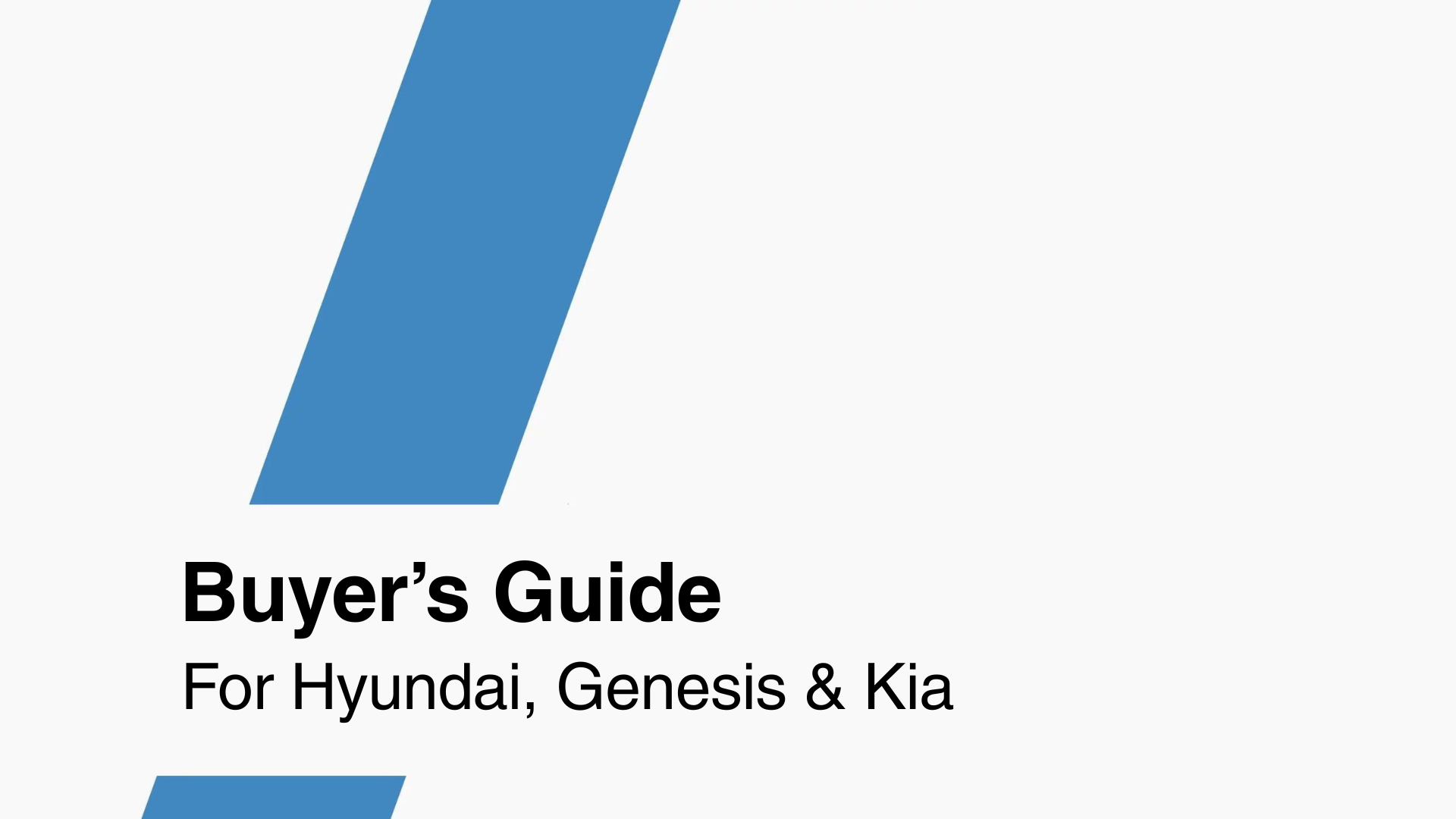 Hyundai, Genesis & Kia