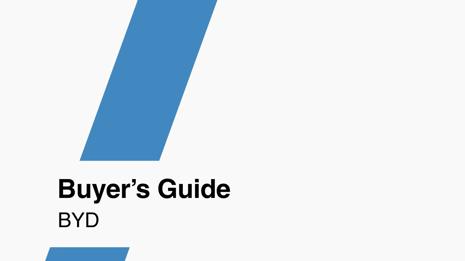 byd buyers guide