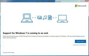 Windows 7 EOL Notice